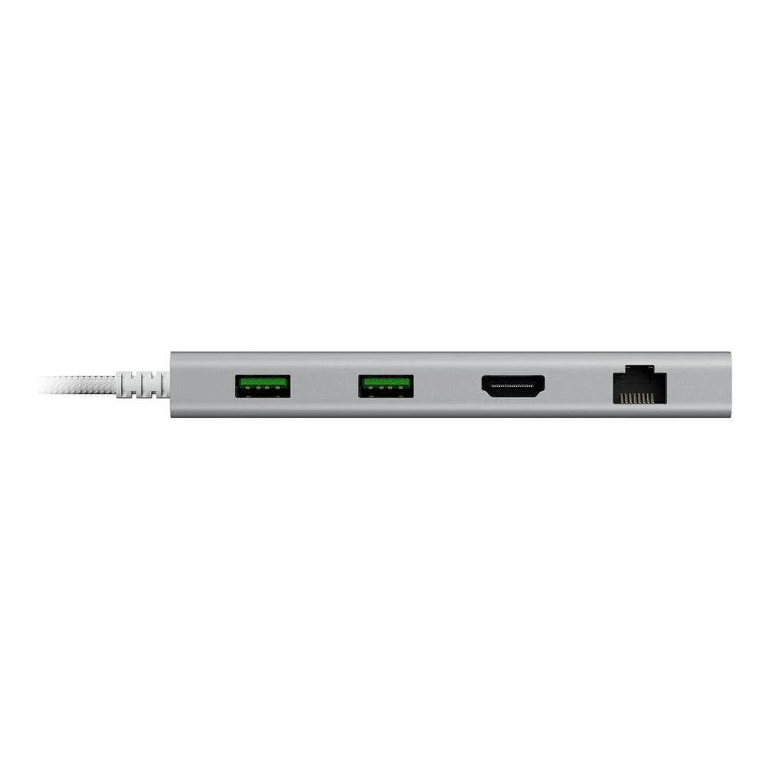 Razer USB-C Dock, 11-Ports, 4K 60Hz Display Output - Mercury Edition Razer USB-C Dock, 11-Ports, 4K 60Hz Display Output - Mercury Edition